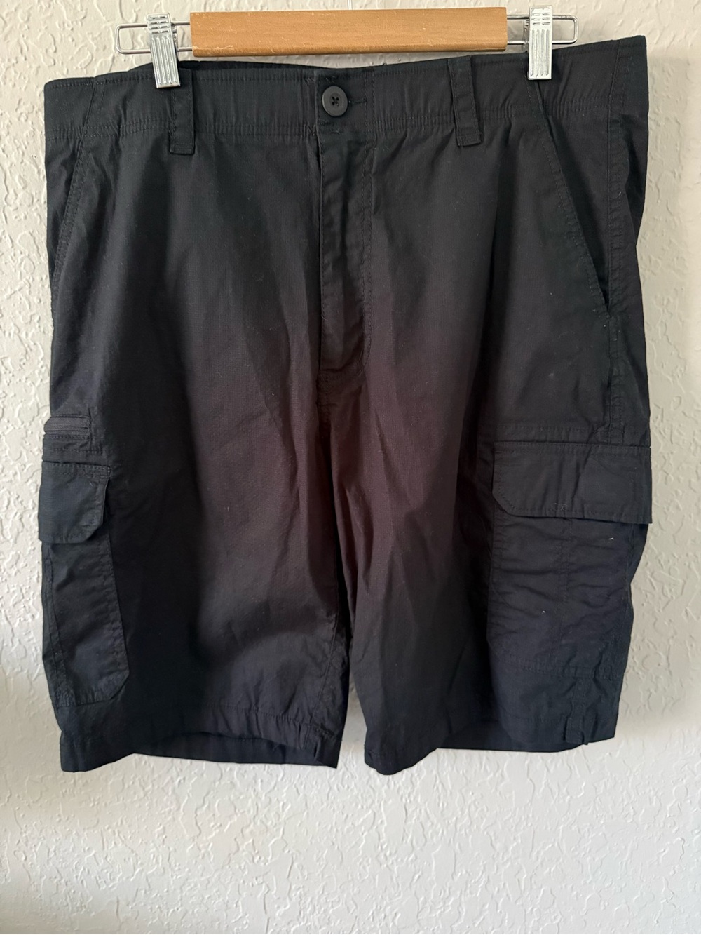 Wearfirst Men's Cargo Shorts - Black Sz 36